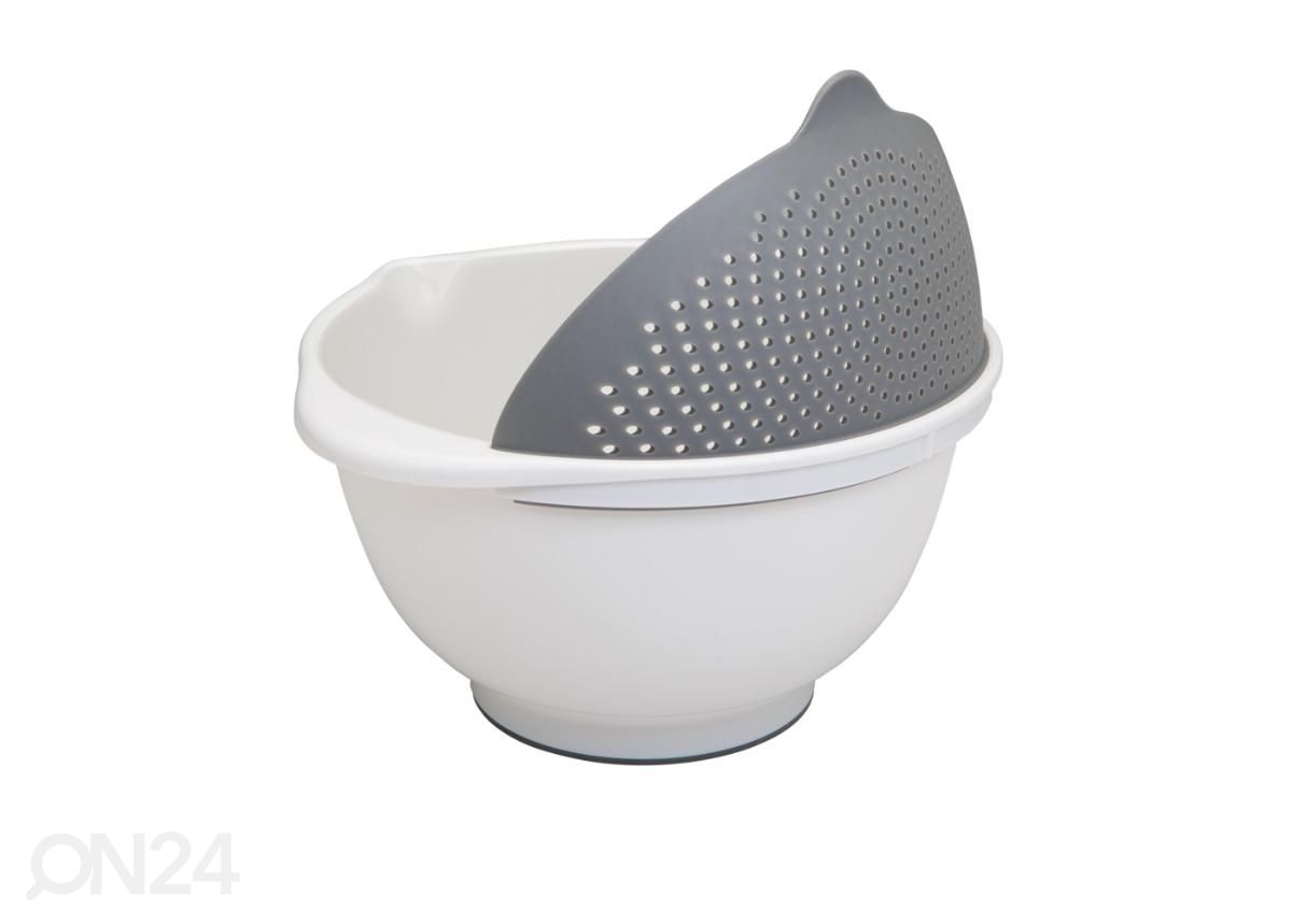 Monikäyttöinen kulho irrotettavalla siivilällä Drainbowl kuvasuurennos