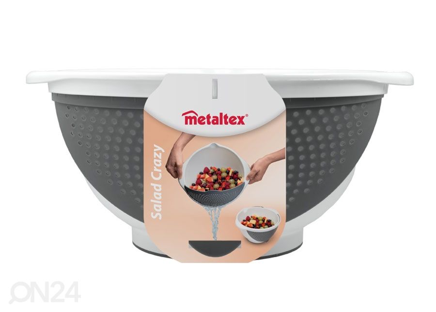 Monikäyttöinen kulho irrotettavalla siivilällä Drainbowl kuvasuurennos