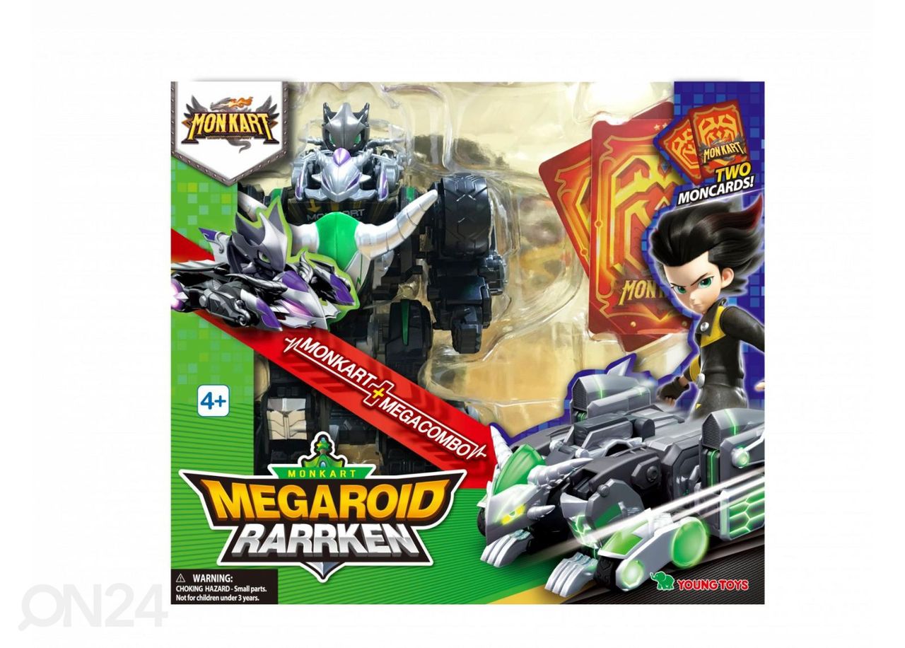 Monkart Robot-Transformer Megaroid Rarrken-hahmo kuvasuurennos