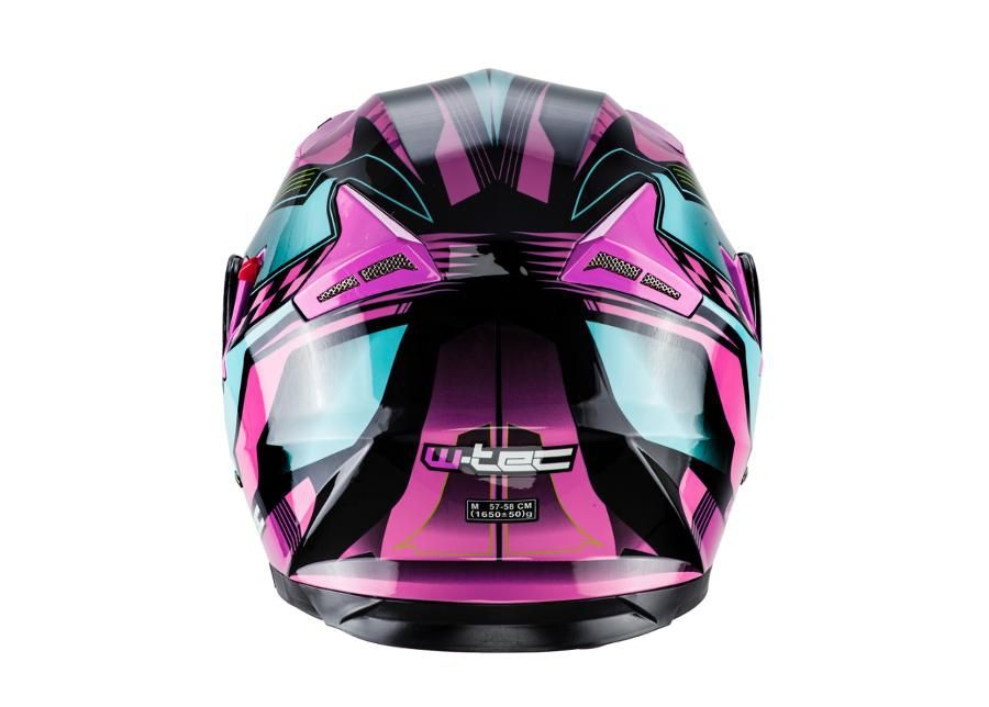 Moottoripyöräkypärä W-TEC Magenta kuvasuurennos