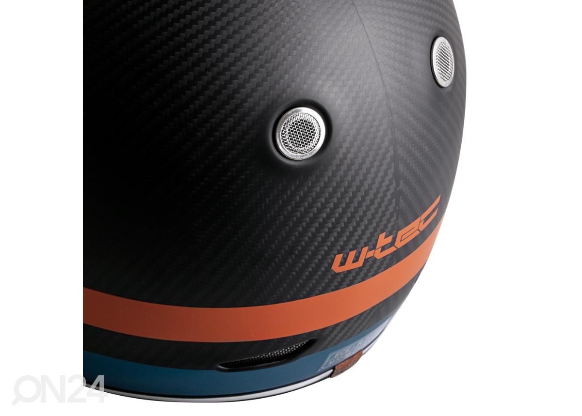 Moottoripyöräkypärä W-TEC Matt Carbon kuvasuurennos