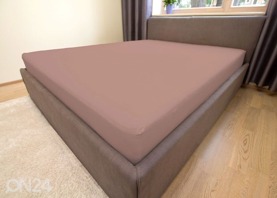 Muotoon ommeltu lakana, satiini 140x200 cm kuvasuurennos