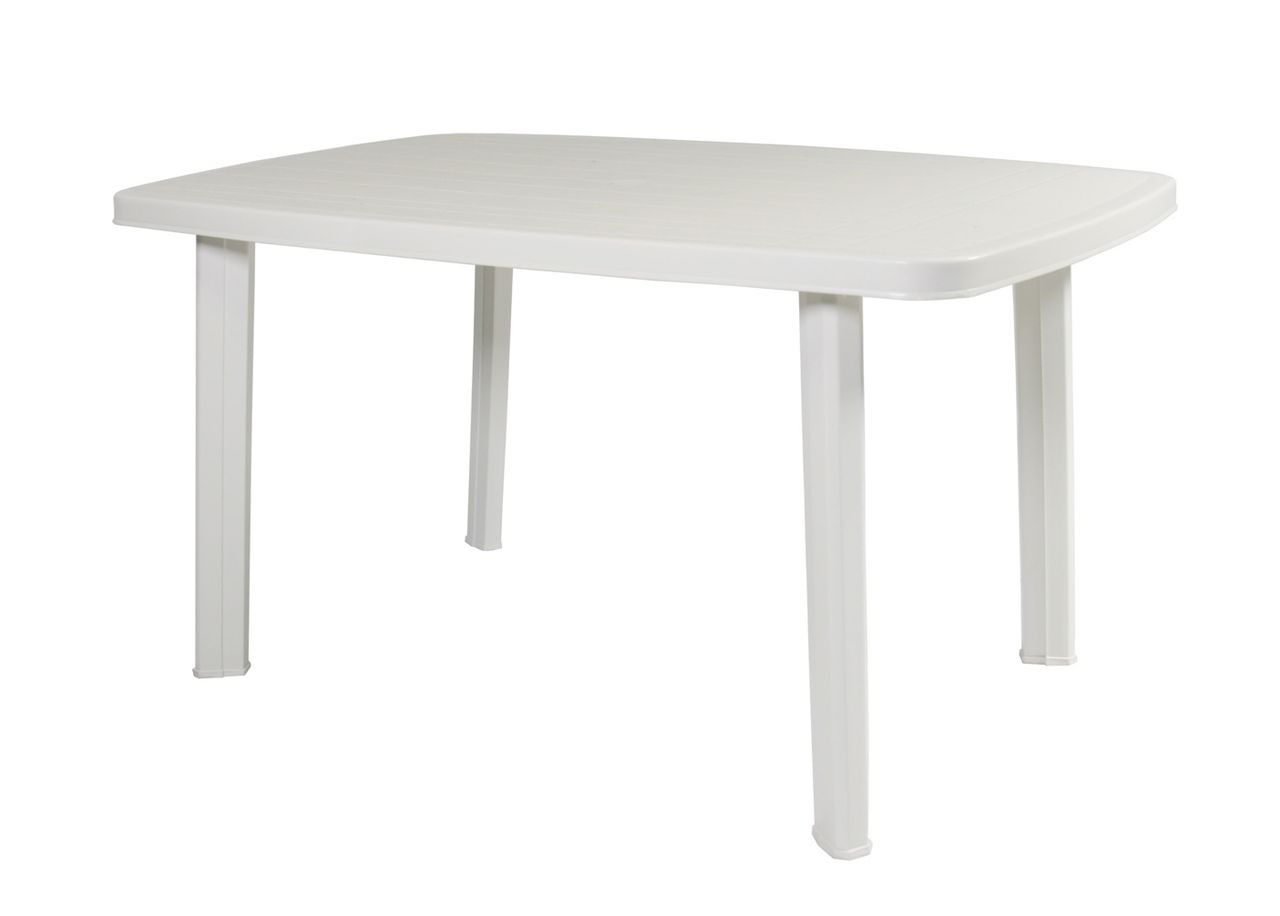 Muovinen puutarhapöytä FARO 137x85 cm kuvasuurennos