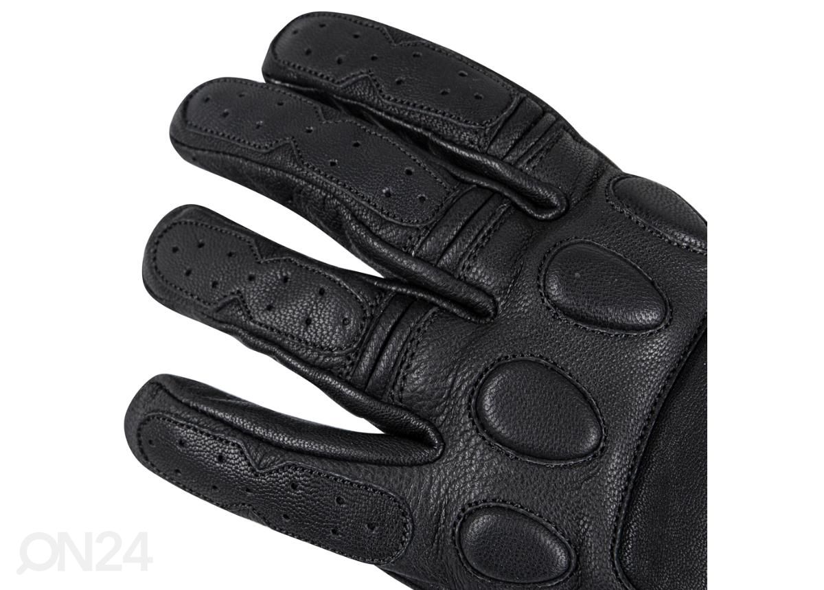 Nahkaiset MP-ajohanskat W-TEC Cherton mustat 3XL kuvasuurennos