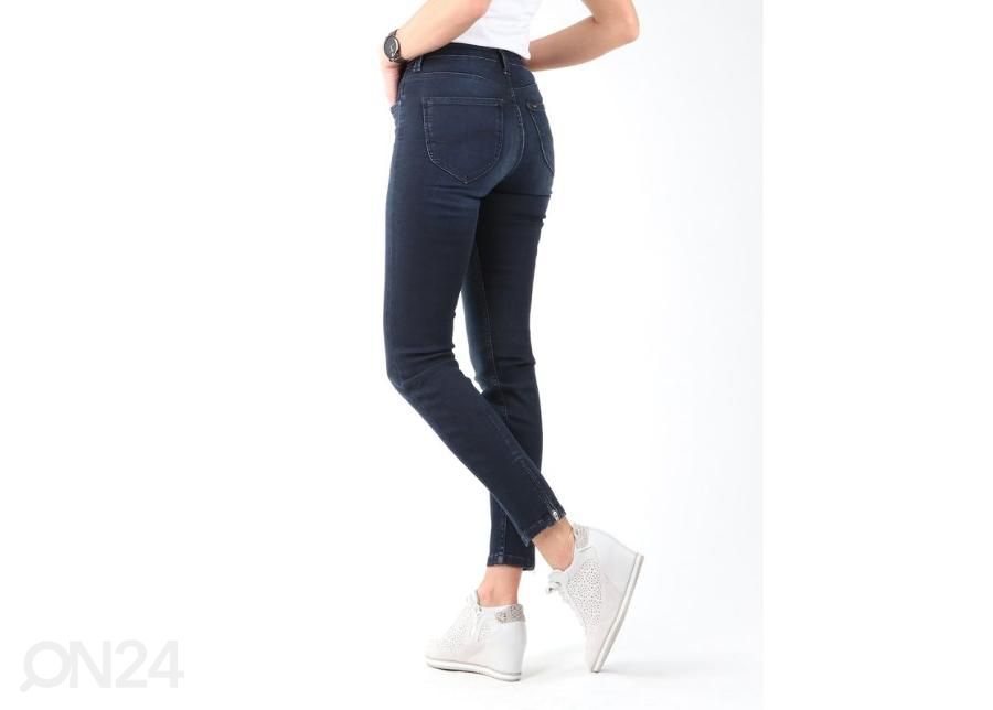 Naisten farkut Lee Scarlett High Crop Skinny Cropped kuvasuurennos