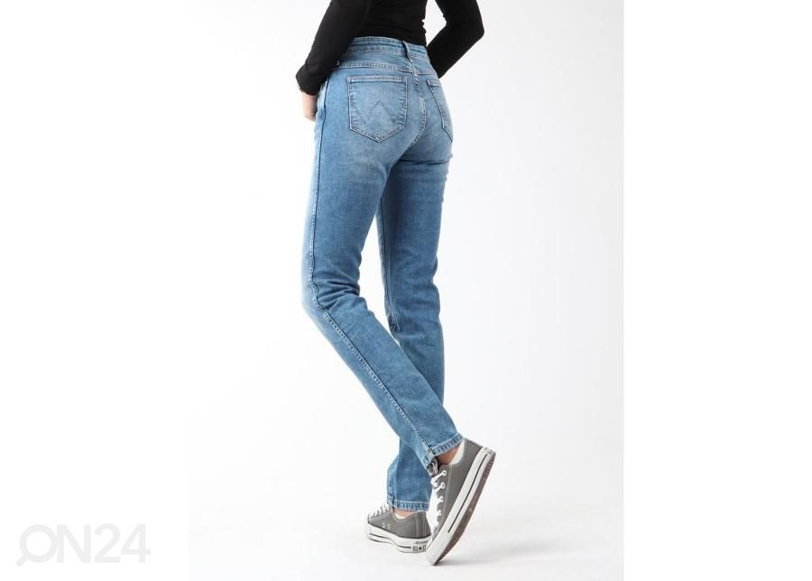 Naisten farkut Wrangler Boyfriend Best Blue kuvasuurennos