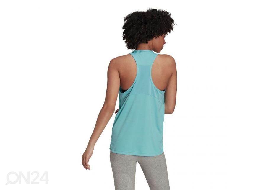 Naisten hihaton treenipaita Adidas Aeroready Designed 2 Move kuvasuurennos