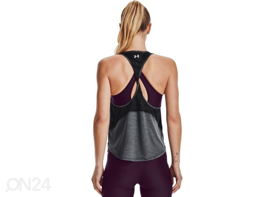 Naisten hihaton treenipaita Under Armour Tech Vent Tank kuvasuurennos