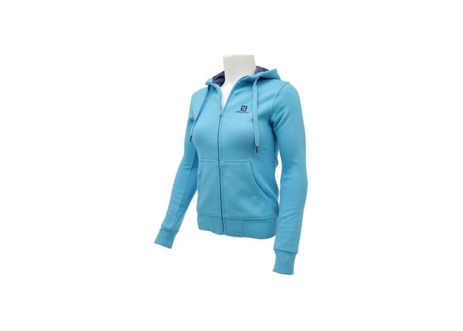 Naisten huppari Salomon Logo FZ Hoodie W 353486 kuvasuurennos