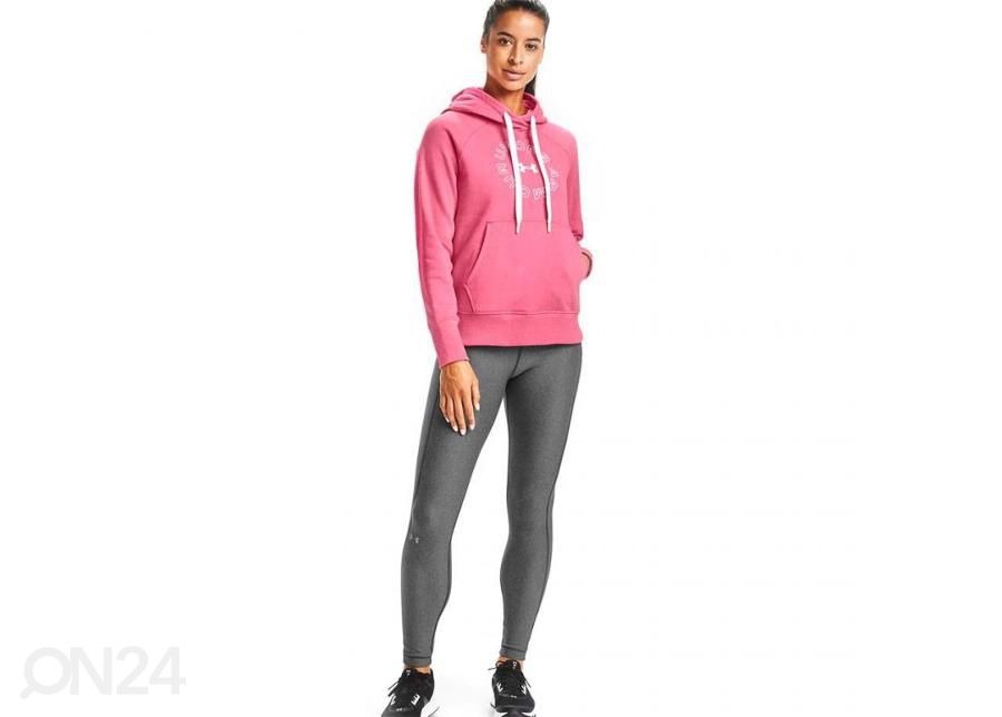 Naisten huppari Under Armour Rival Fleece Metallic Hoodie W kuvasuurennos