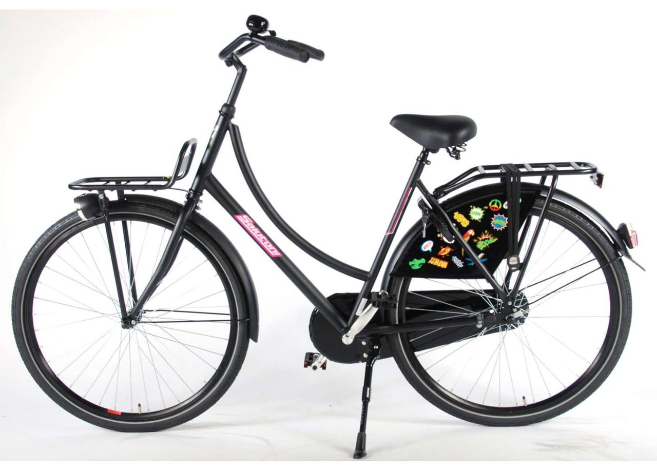 Naisten kaupunkipyörä SALUTONI Badges 28" 56 cm kuvasuurennos