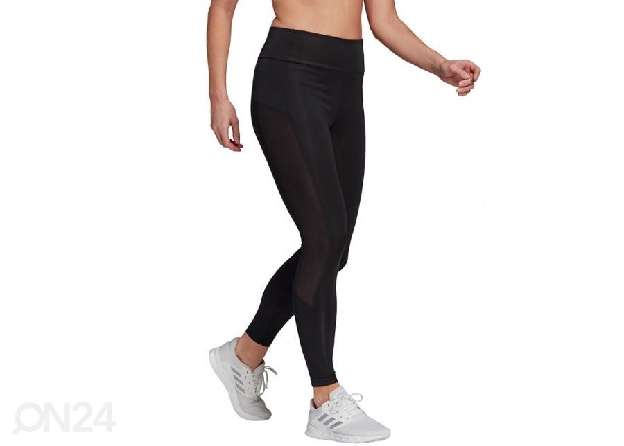 Naisten pitkät treenileggingsit Adidas Big Logo Sport Tights kuvasuurennos