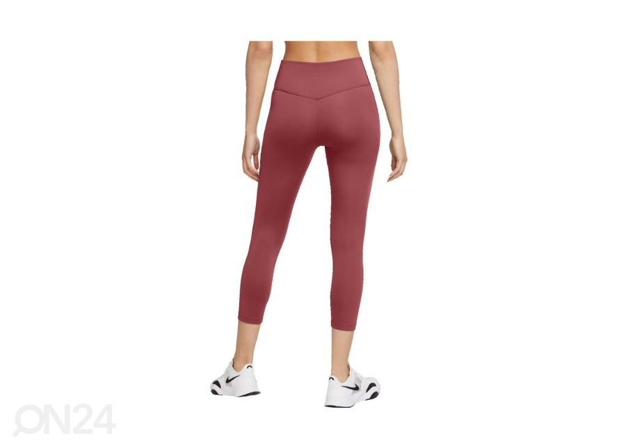 Naisten pitkät treenileggingsit Nike One Cropped Graphic kuvasuurennos