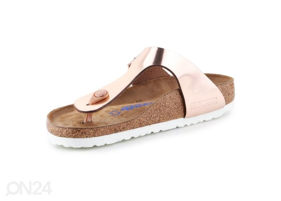 Naisten sandaalit Birkenstock Gizeh BS Met kuvasuurennos