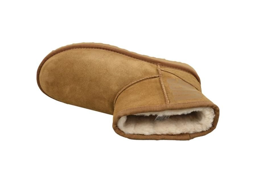 Naisten talvisaappaat UGG Classic Mini UGG Rubber Logo W kuvasuurennos
