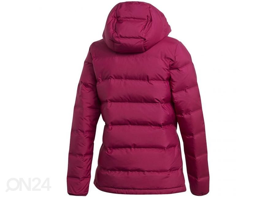 Naisten talvitakki Adidas Helionic Down Hooded kuvasuurennos