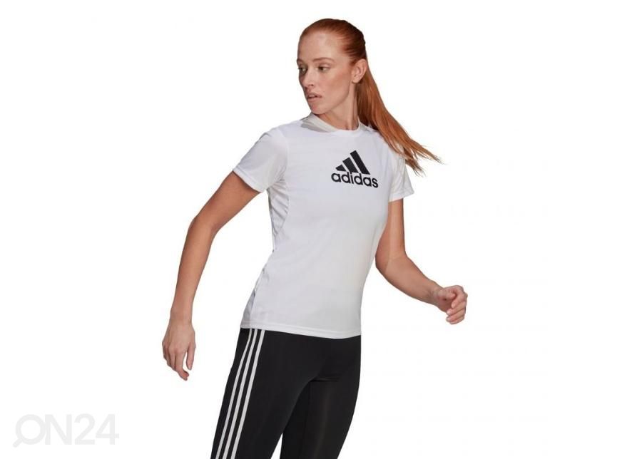Naisten treenipaita Adidas Primeblue Designed To Move kuvasuurennos