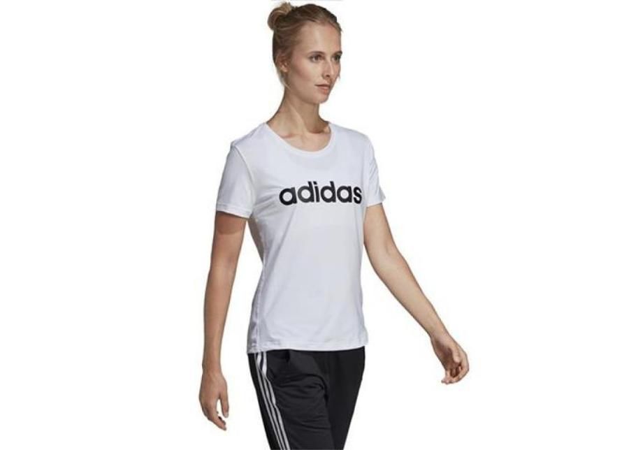 Naisten treenipaita adidas W D2M Logo Tee W DU2080 kuvasuurennos