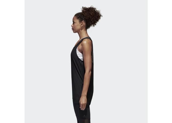 Naisten treenipaita Adidas W ID Loose Tank W kuvasuurennos
