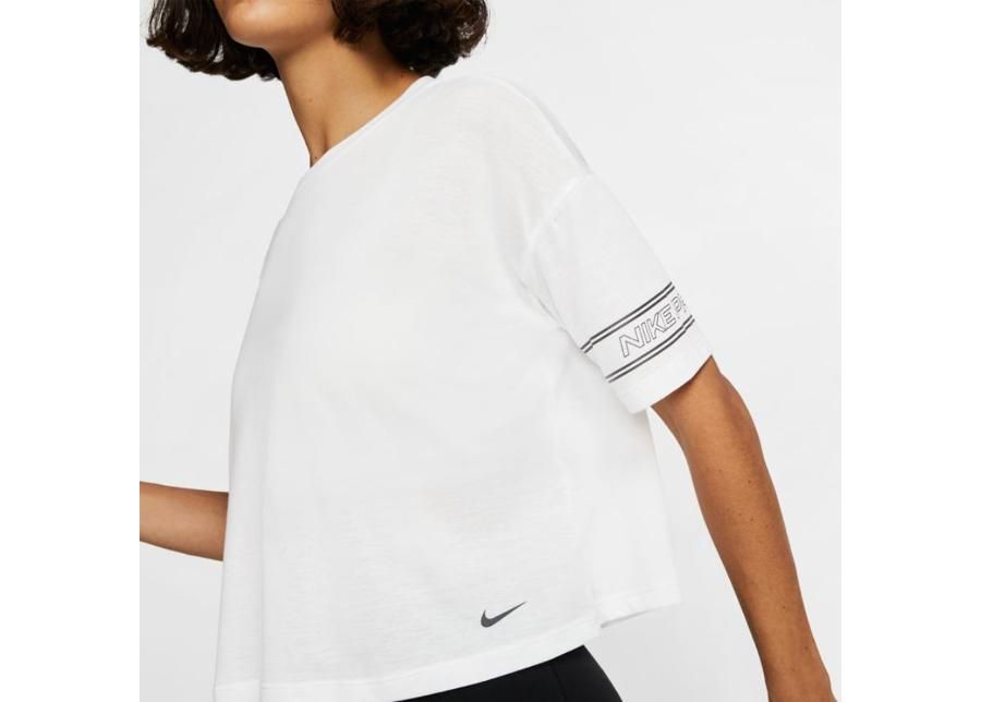 Naisten treenipaita Nike Pro Graphic W CJ4031-100 kuvasuurennos