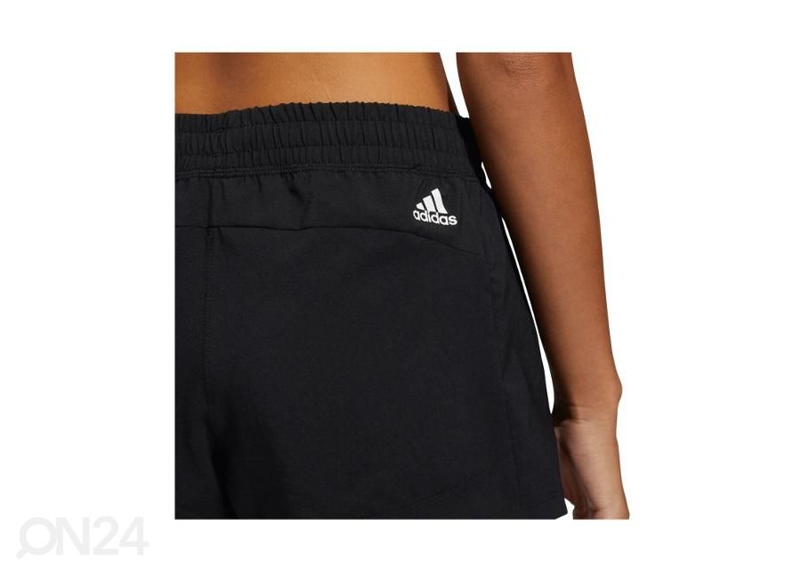 Naisten treenishortsit Adidas 3 Bar Logo Woven kuvasuurennos