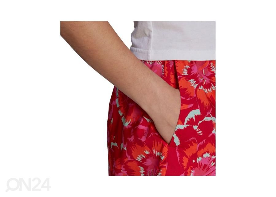 Naisten treenishortsit Adidas Farm Floral Print kuvasuurennos