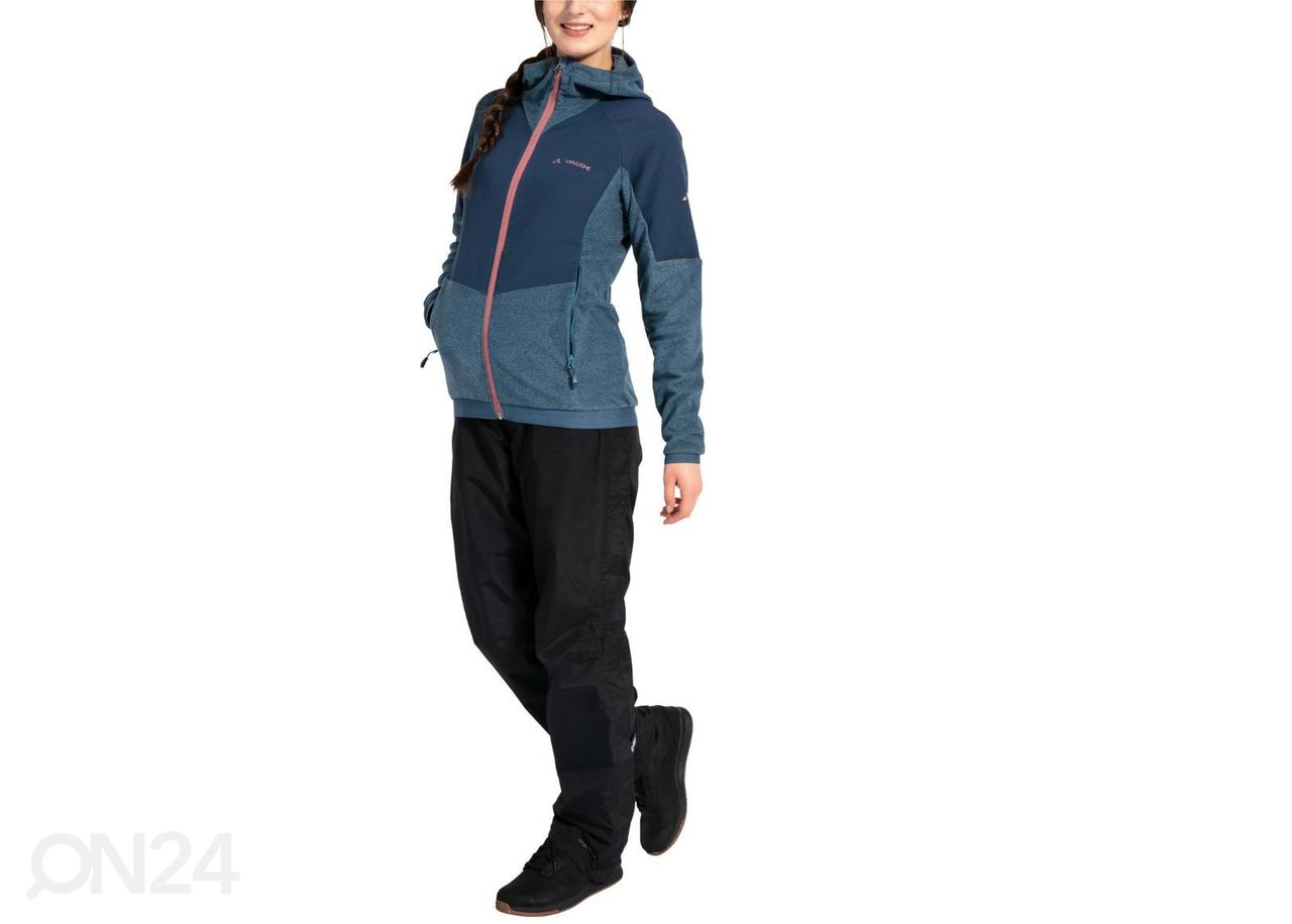 Naisten tuulenpitävä fleecetakki Vaude kuvasuurennos