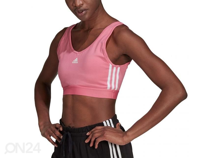 Naisten urheiluliivit Adidas Essentials 3-Stripes kuvasuurennos