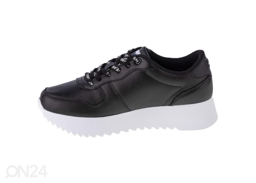 Naisten vapaa-ajan kengät Tommy Hilfiger High Cleated Leather kuvasuurennos