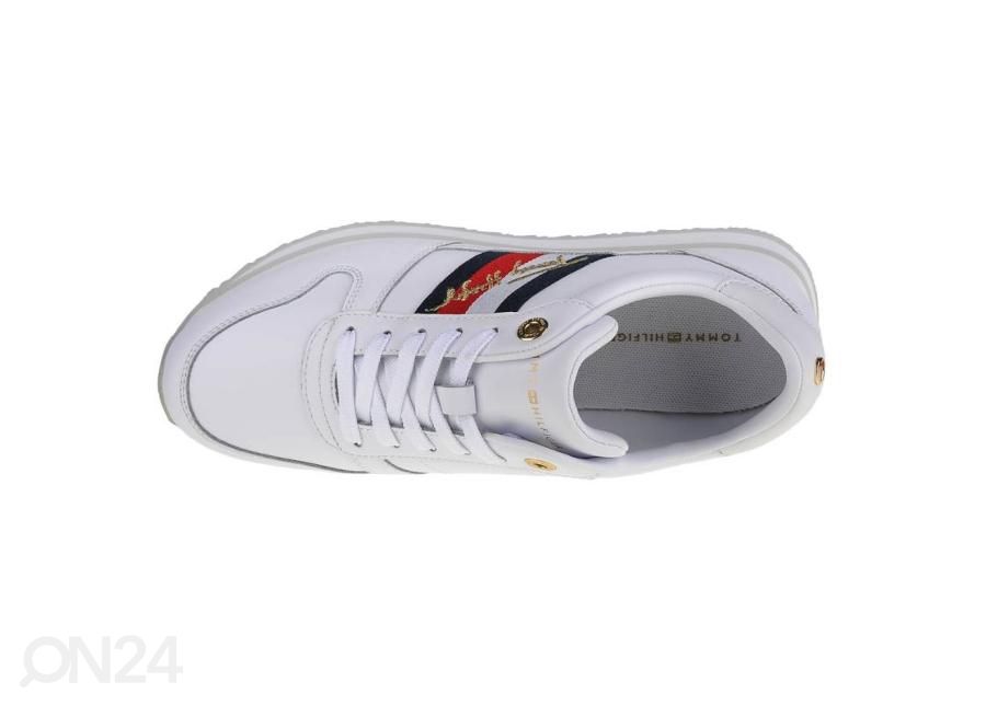 Naisten vapaa-ajan kengät Tommy Hilfiger Signature Runner Sneaker kuvasuurennos