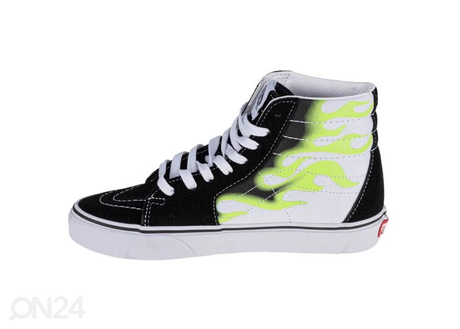 Naisten vapaa-ajan kengät Vans UA SK8-HI Flame kuvasuurennos