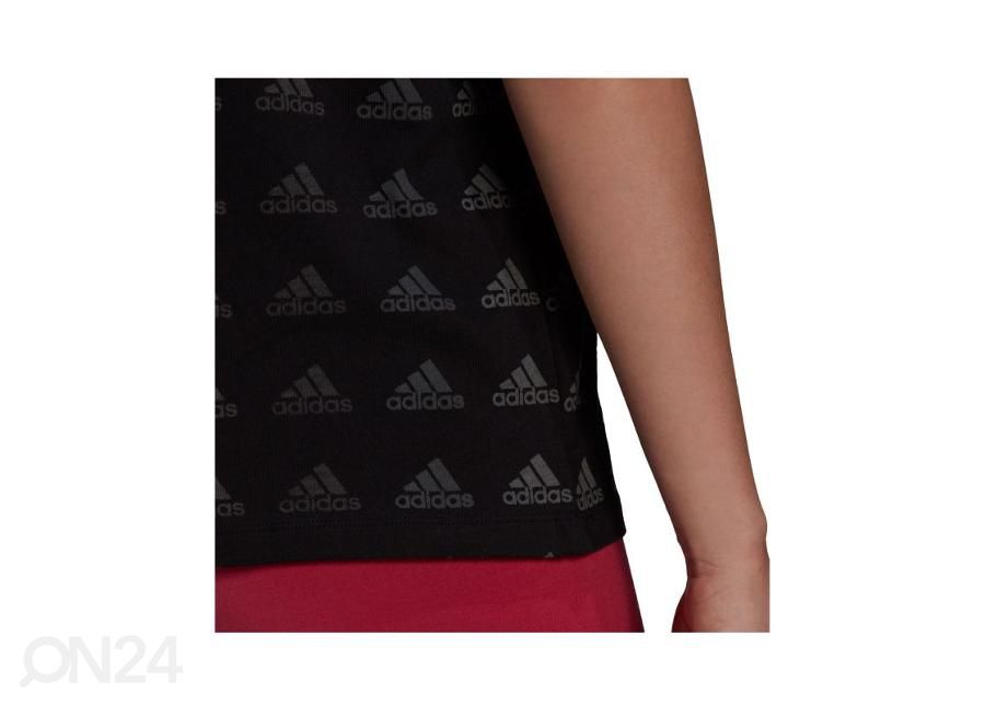 Naisten vapaa-ajan paita Adidas Essentials Gradient Logo kuvasuurennos