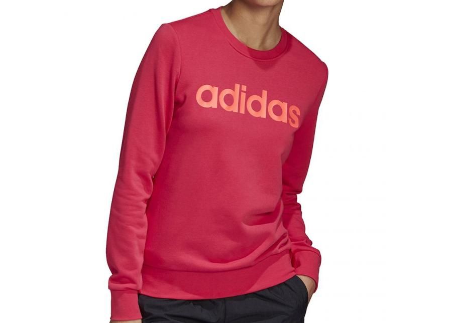 Naisten verryttelytakki Adidas Essentials Linear Crewneck W GD2955 kuvasuurennos