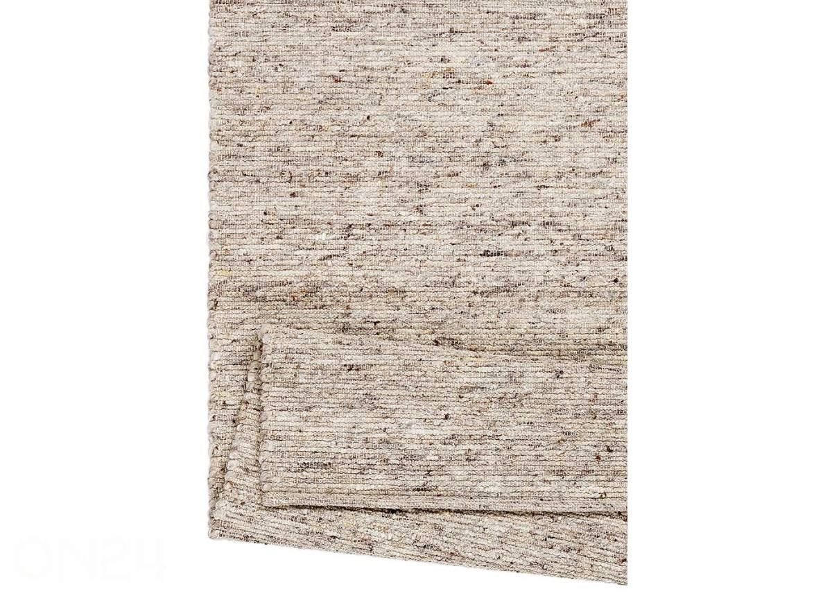 Narma käsinkudottu villamatto Hygge beige 160x230 cm kuvasuurennos