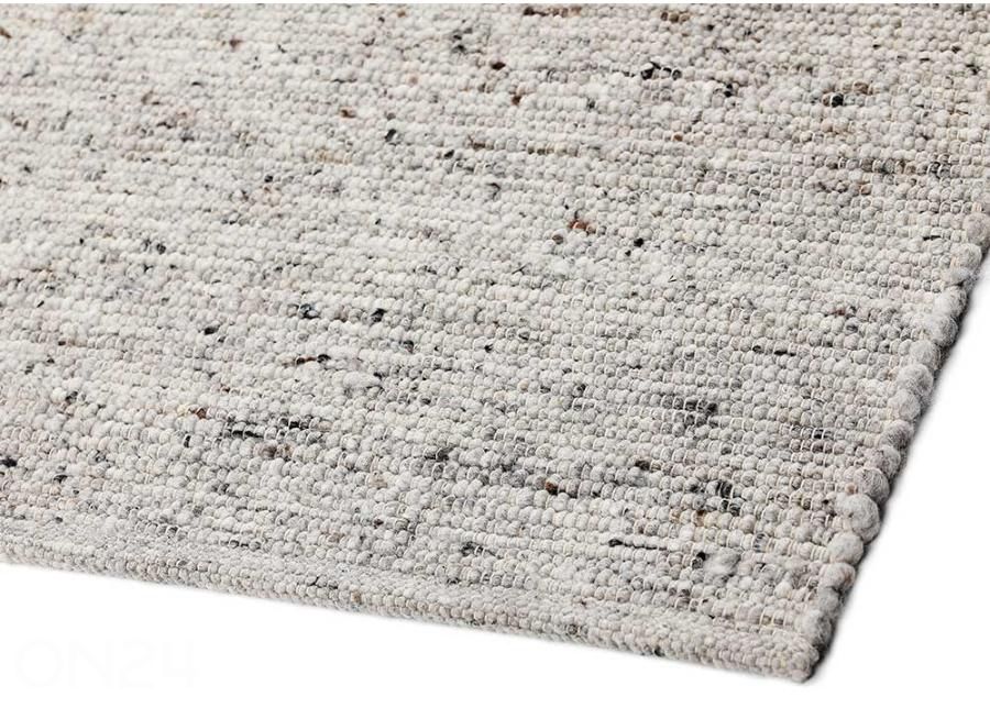 Narma käsinkudottu villamatto Hygge grey 160x230 cm kuvasuurennos