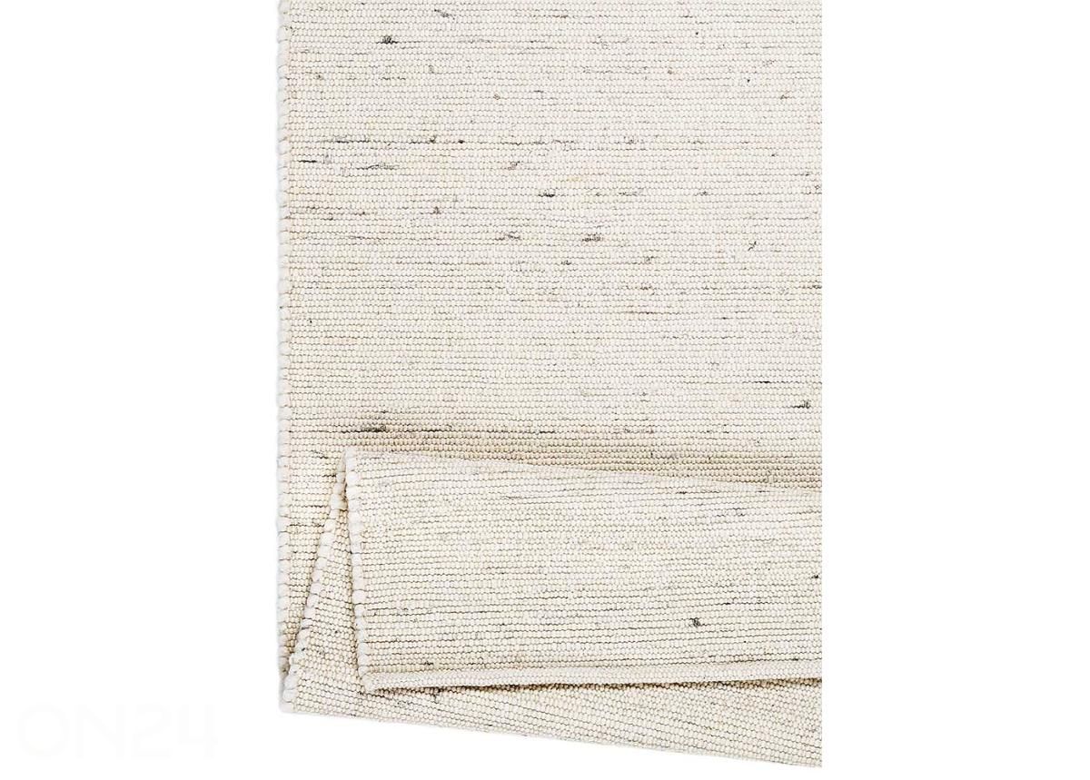 Narma käsinkudottu villamatto Hygge white 160x230 cm kuvasuurennos
