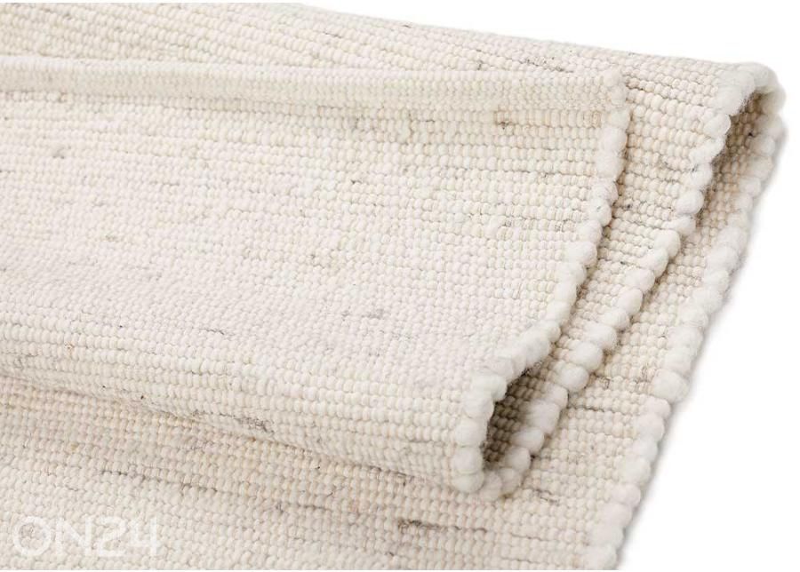Narma käsinkudottu villamatto Hygge white 160x230 cm kuvasuurennos
