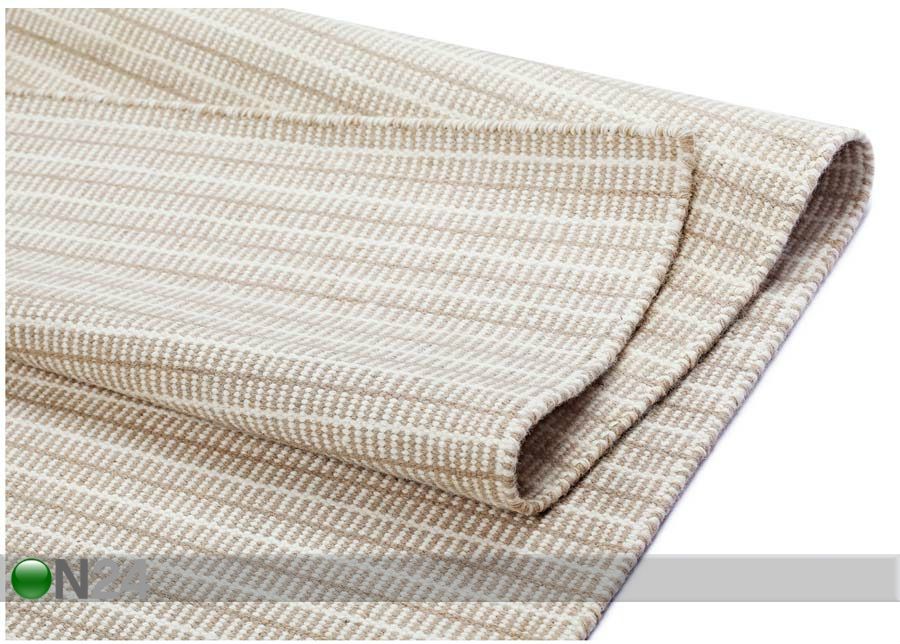 Narma käsinkudottu villamatto Jonava linen 160x230 cm kuvasuurennos