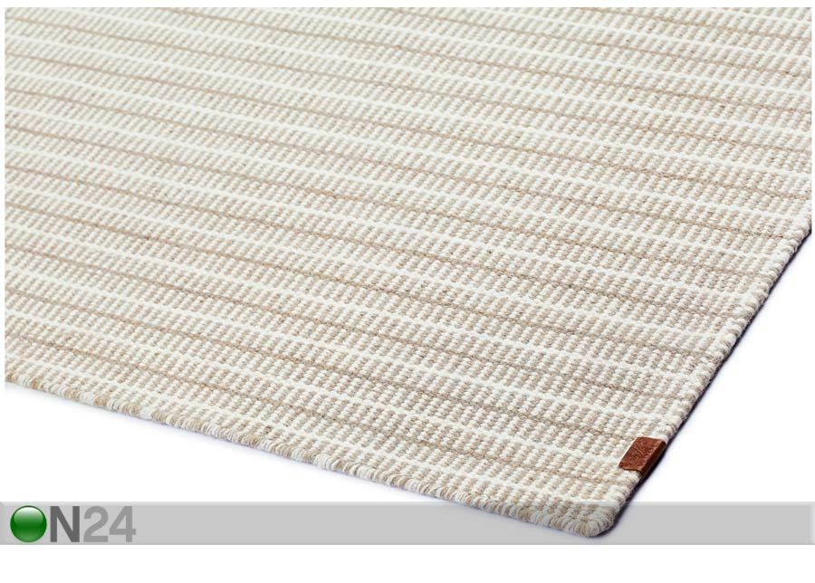 Narma käsinkudottu villamatto Jonava linen 160x230 cm kuvasuurennos
