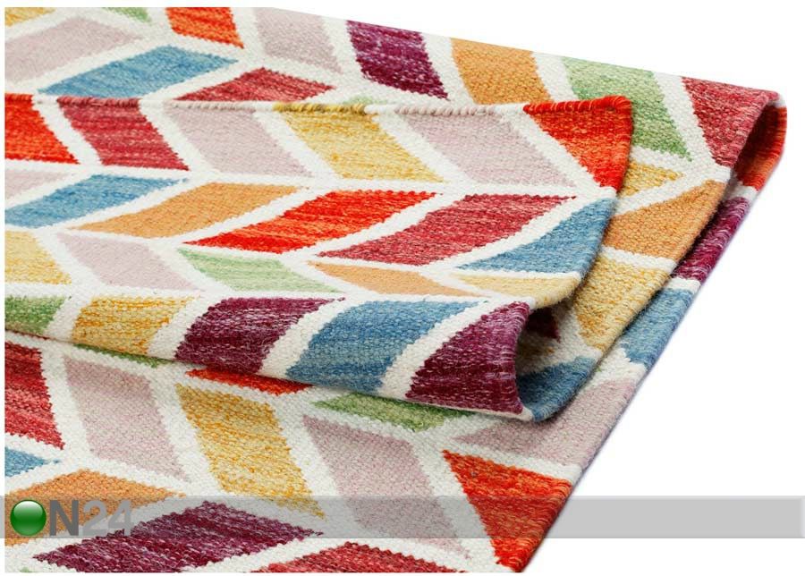 Narma käsinkudottu villamatto Talsi multi 160x230 cm kuvasuurennos