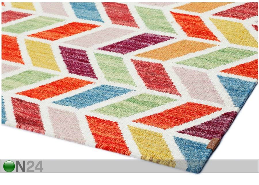 Narma käsinkudottu villamatto Talsi multi 160x230 cm kuvasuurennos