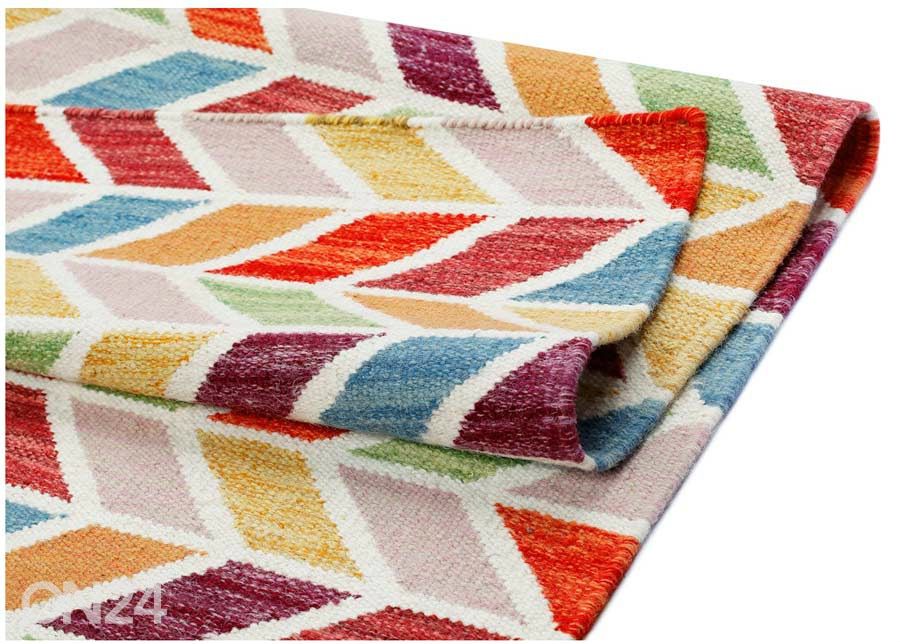 Narma käsinkudottu villamatto Talsi multi 160x230 cm kuvasuurennos