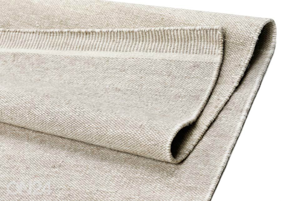 Narma käsinkudottu villamatto TURNA linen 140x200 cm kuvasuurennos