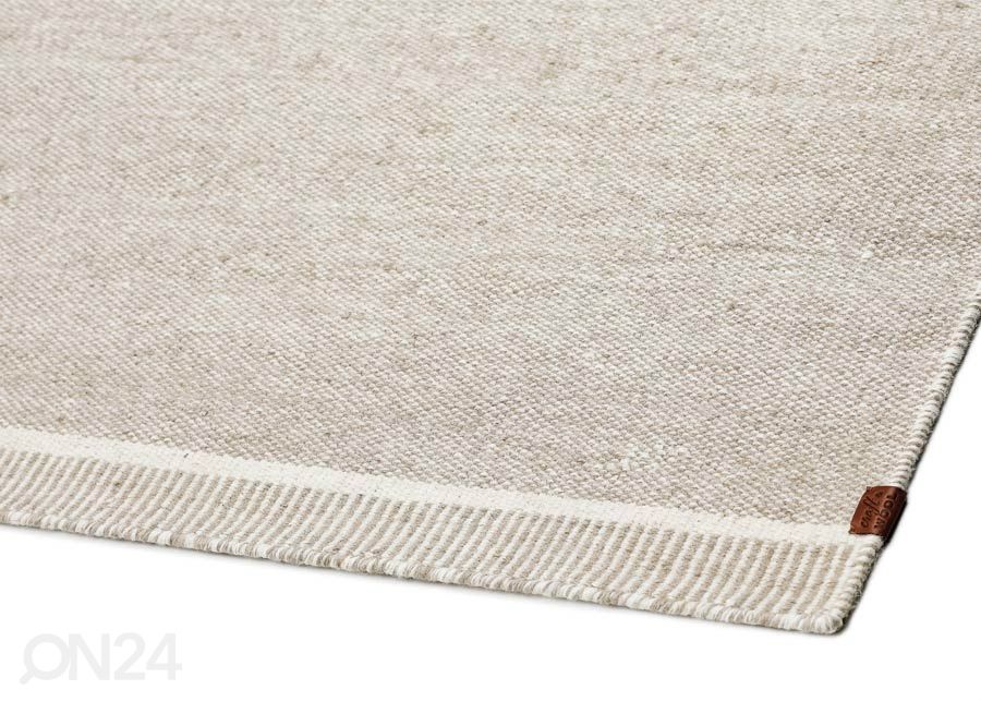 Narma käsinkudottu villamatto TURNA linen 140x200 cm kuvasuurennos