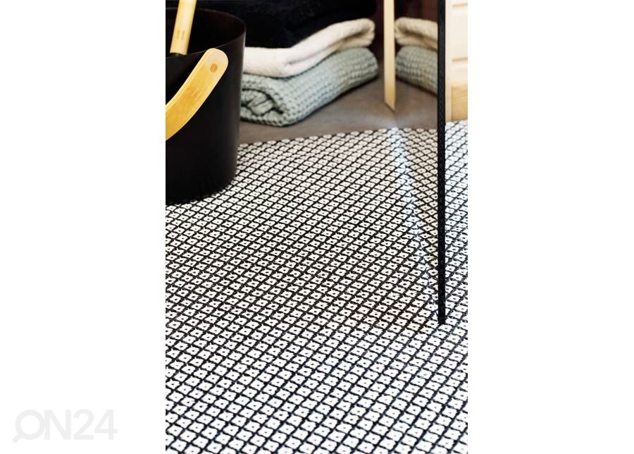 Narma multiSpace® matto Diby black-white 70x100 cm kuvasuurennos
