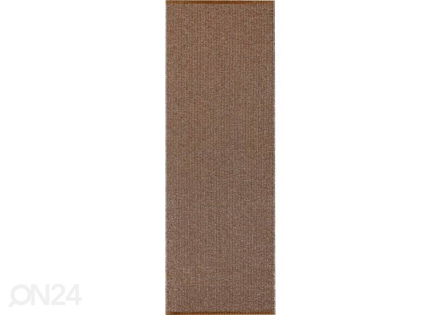 Narma muovimatto Neve caramel metallic 70x250 cm kuvasuurennos