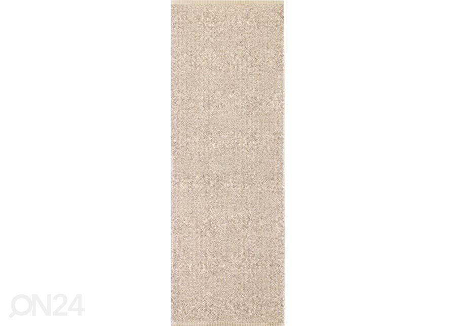 Narma muovimatto Neve cream metallic 70x250 cm kuvasuurennos