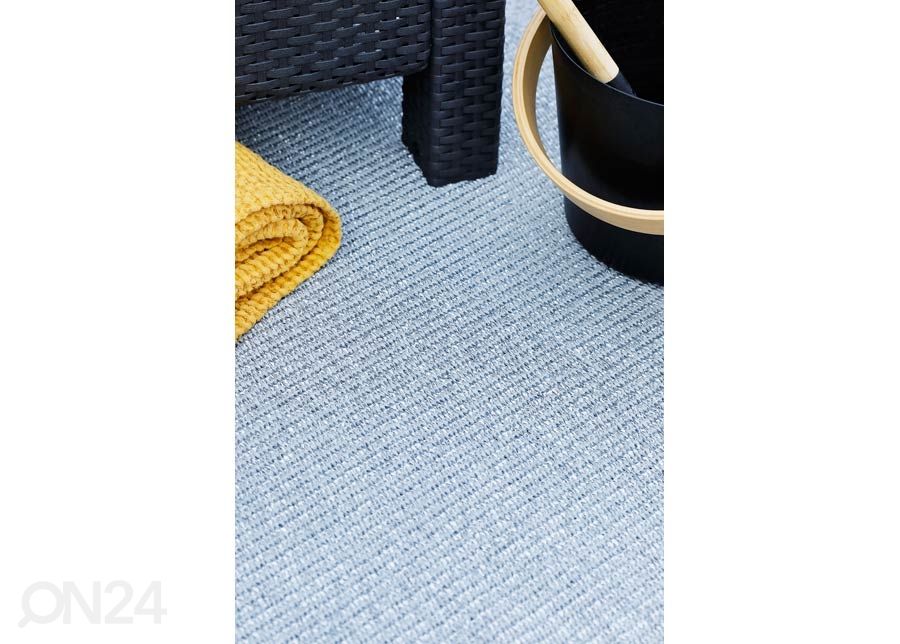 Narma muovimatto Neve silver metallic 70x250 cm kuvasuurennos