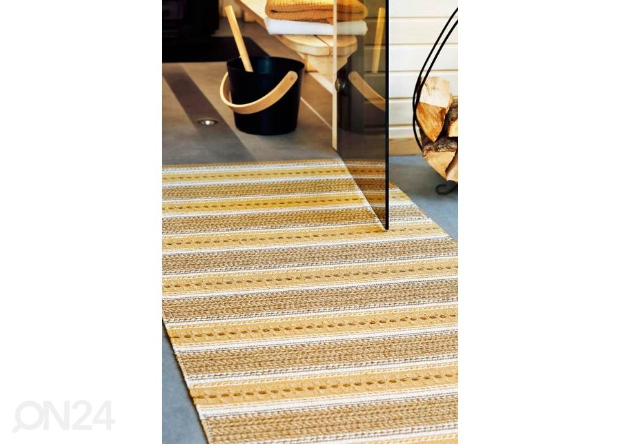 Narma muovimatto Runö gold 70x150 cm kuvasuurennos