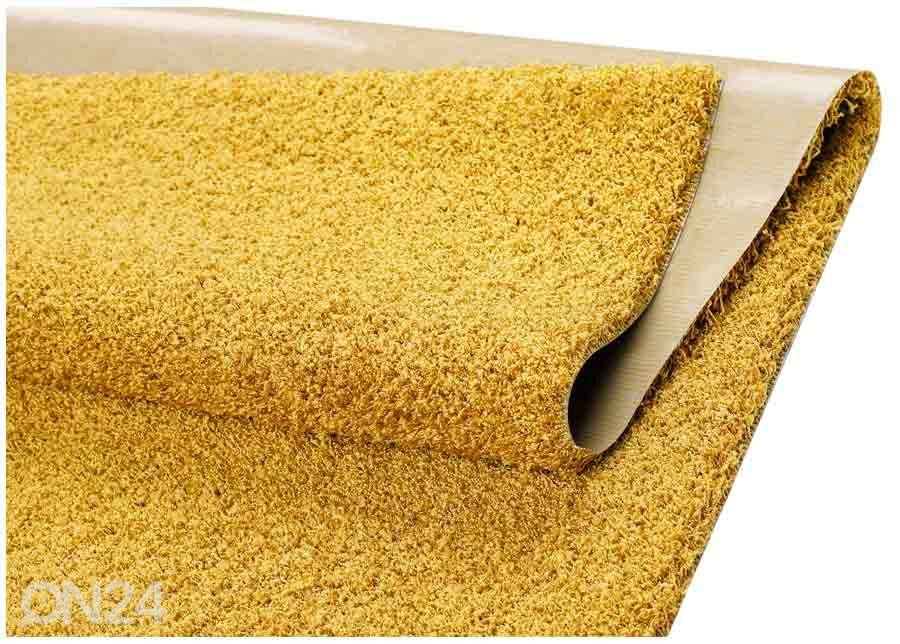 Narma pitkäkarvainen matto Spice™ keltainen 67x133 cm kuvasuurennos